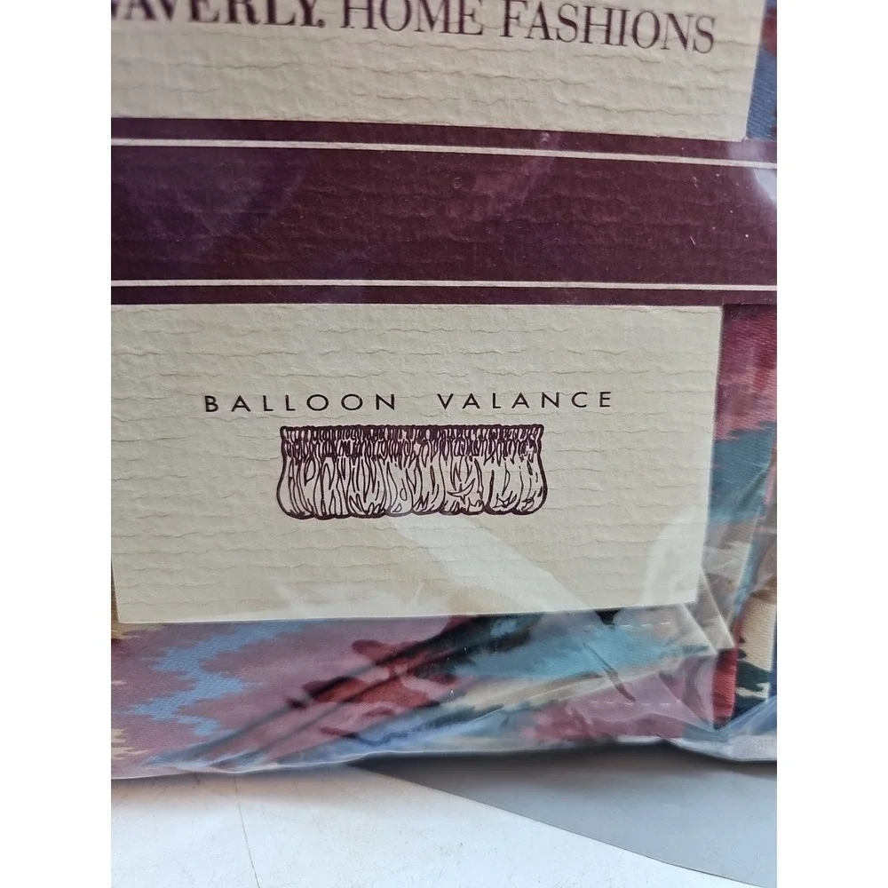 Waverly Ford Flamestitch Balloon Valances  81